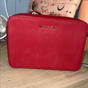 Michael Kors Jet Set Saffiano Leather Crossbody